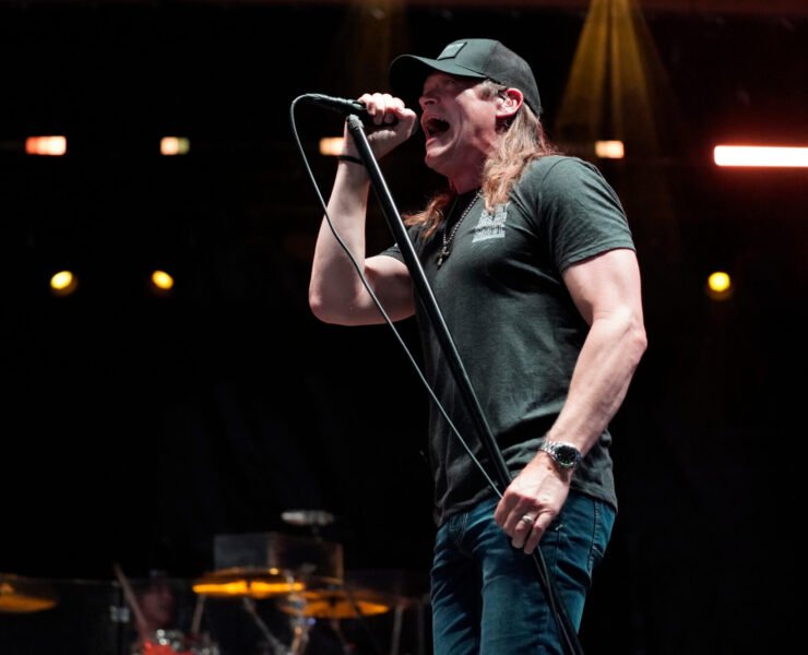 Brad Arnold of the band 3 Doors Down performs during Patriots Fest on Saturday, May 18, 2024, in Aurora, Ill. Credit: Rob Grabowski/Invision/AP