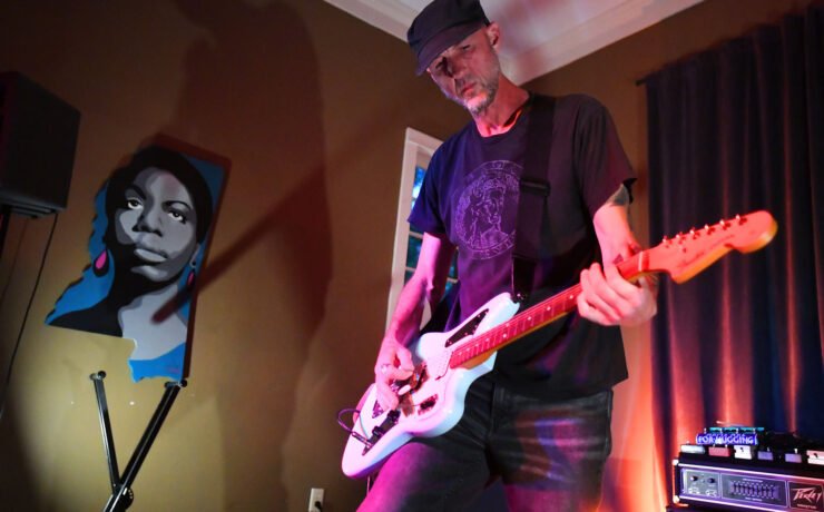 The Sky Imposed Its Will entertains fans of "noise" music during, "A Night of Noise Benefitting the Animal Fund of Mississippi," held at Urban Foxes in Jackson.